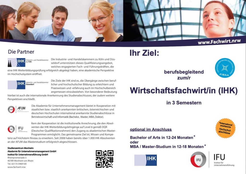 Wirtschaftsfachwirt - AFUM Akademie für Unternehmensmanagement